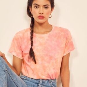NWT Reformation perfect vintage tee t shirt tie dye xs
